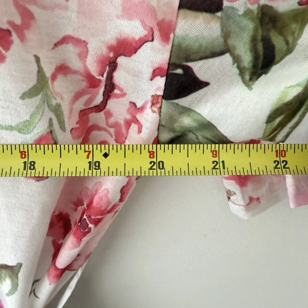 Show Me Your Mumu Belted Robe One Size Pink Floral Casual Wrap‎ Cozy Feminine